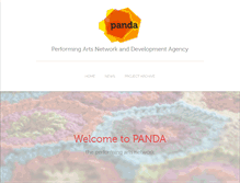 Tablet Screenshot of panda-arts.org.uk